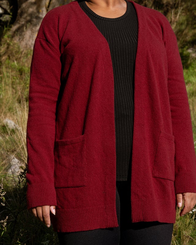 Toive, TYYNI Neuletakki, Burgundy