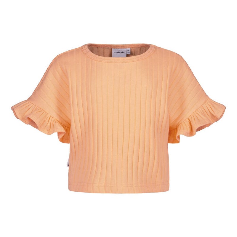 Metsola, Wide Rib Frilla Shirt | Peachy